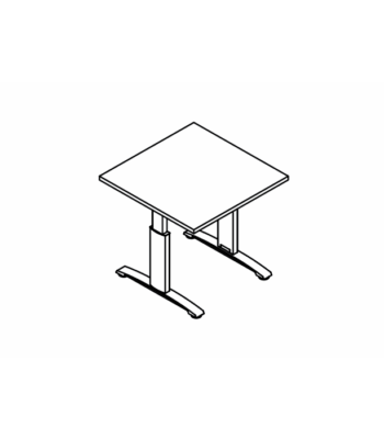 Desks with manual height adjustment BR01R