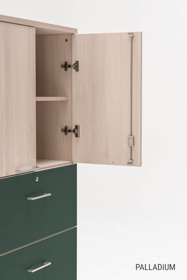 Filing drawers cabinets with 1129 - 1833 mm height