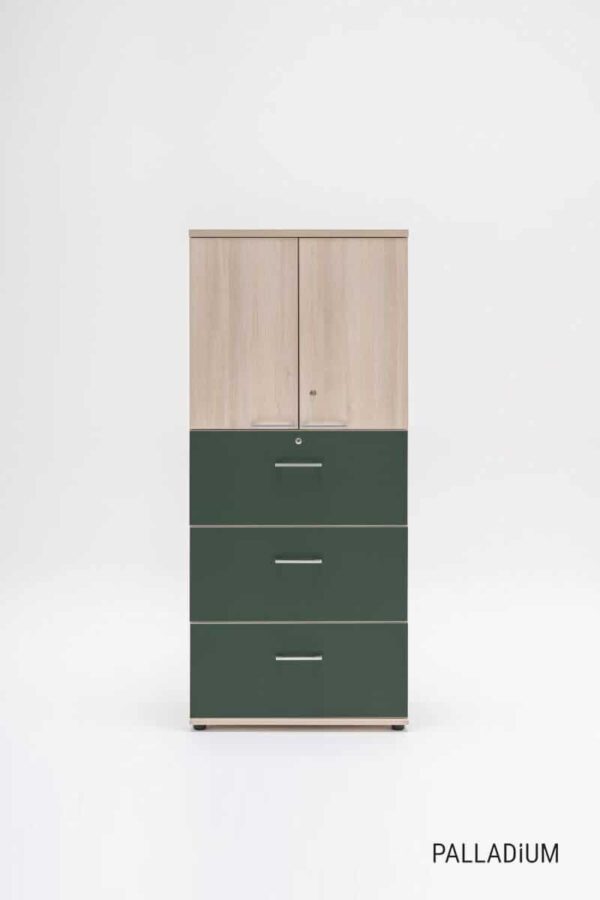 Filing drawers cabinets with 1129 - 1833 mm height