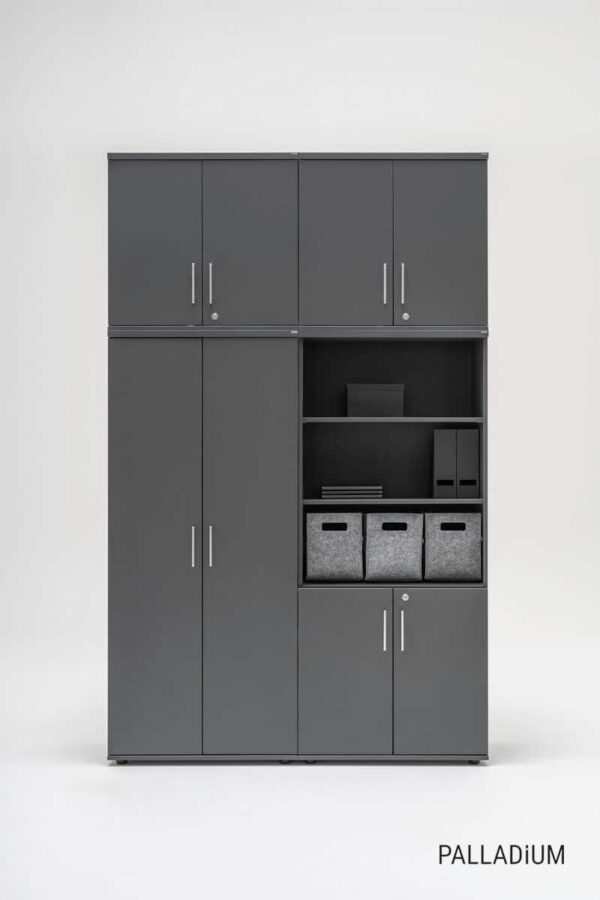 Stack-on storages with 750 mm height