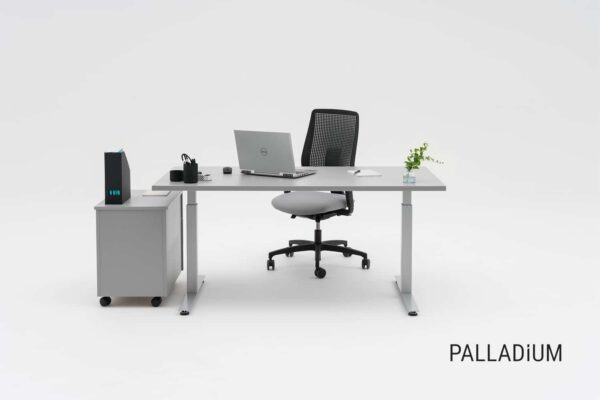 Single desks with electric height adjustment in the range of 650-1300 mm - sit-stand