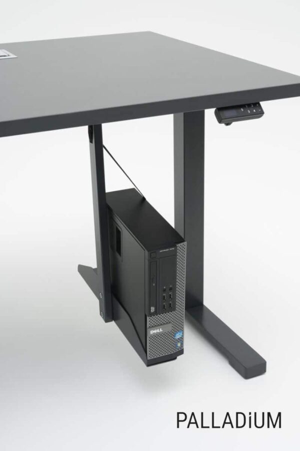 Single desks with hand crank adjustment in the range of 650-1000 mm - sit-sit