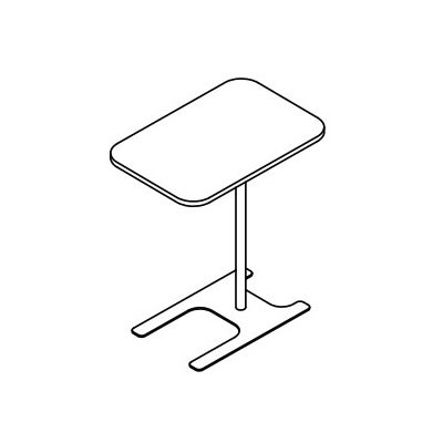Meeting tables with metal leg